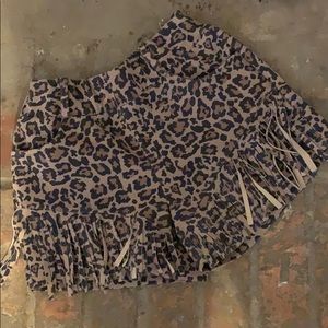 CRAZY TRAIN cheetah shorts